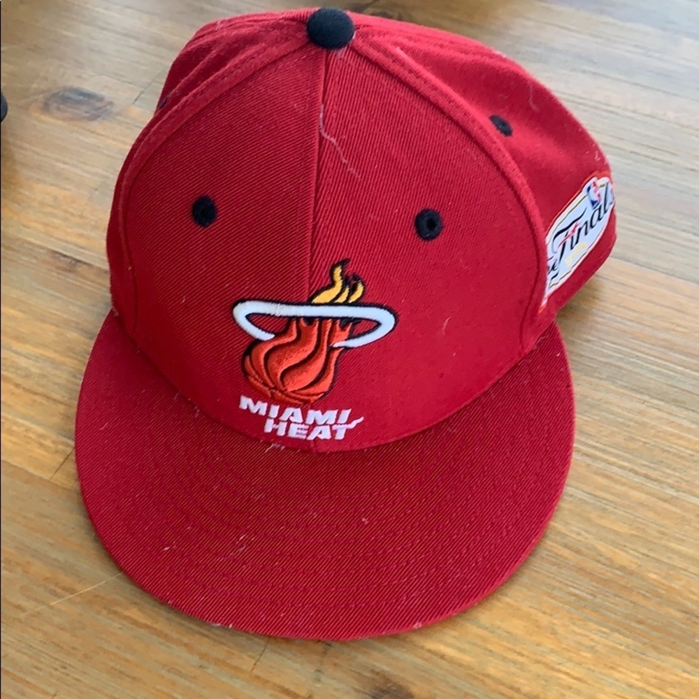 Miami heat finals hat